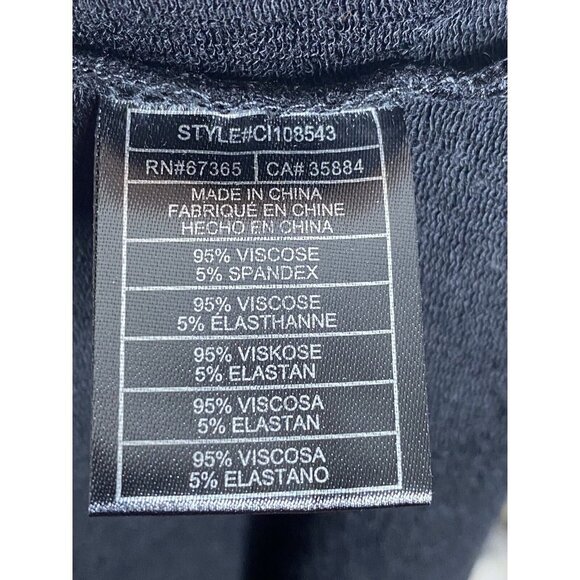 Cupcakes and Cashmere Womens Cold Shoulder‎ Dress Black Size Medium - Picture 7 of 9